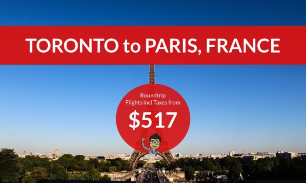 [EXPIRED DEAL] – $517 CAD Roundtrip – TORONTO to PARIS on WESTJET
